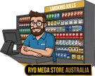Ryomegastore Australia Logo Cigarette Cartons and Rolling Tobacco